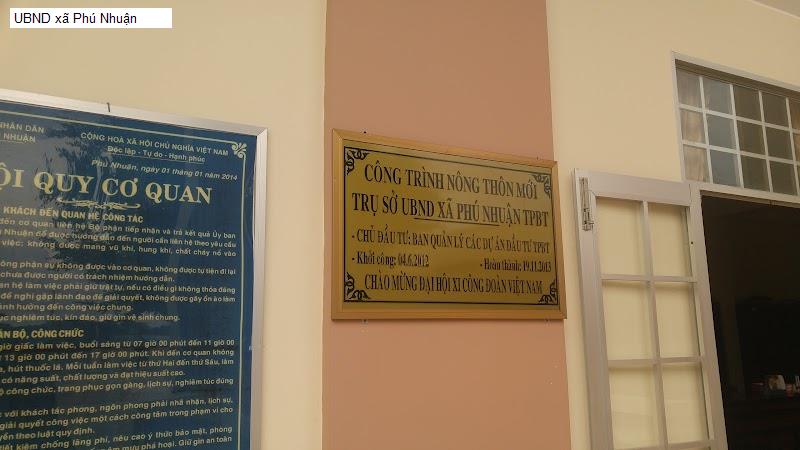 UBND xã Phú Nhuận