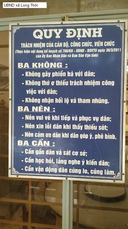 UBND xã Long Thới